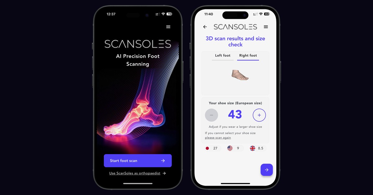 ScanSoles® Data App | Remote 3D Foot Scans for Orthopaedic Professionals